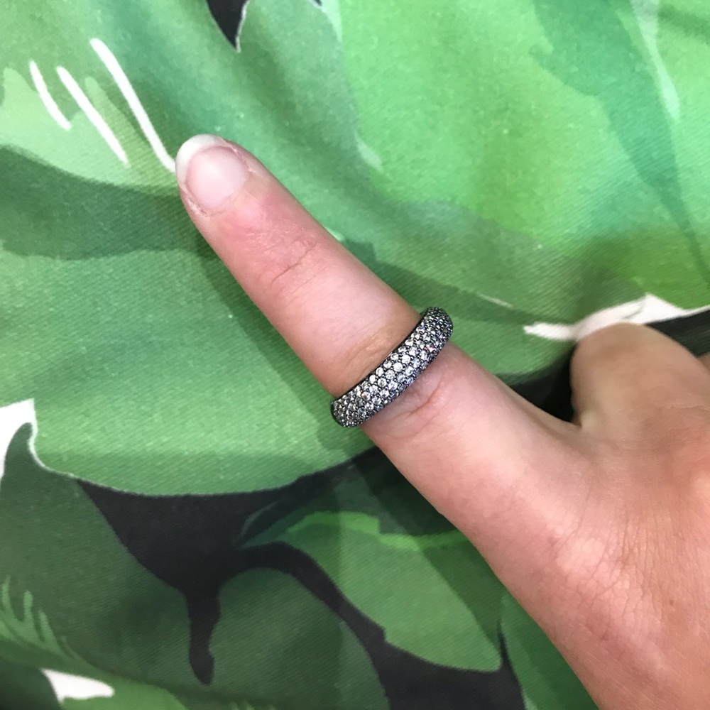 NWT Clear Crystal Sheila Fajl Ring